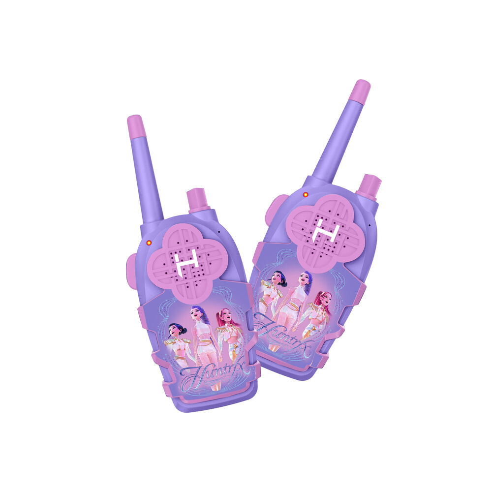 Set de dos walkie talkies Huntrix morados y rosas - 4