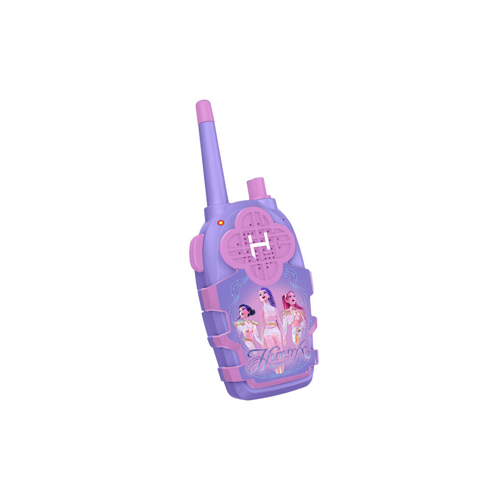 Set de dos walkie talkies Huntrix morados y rosas - 7
