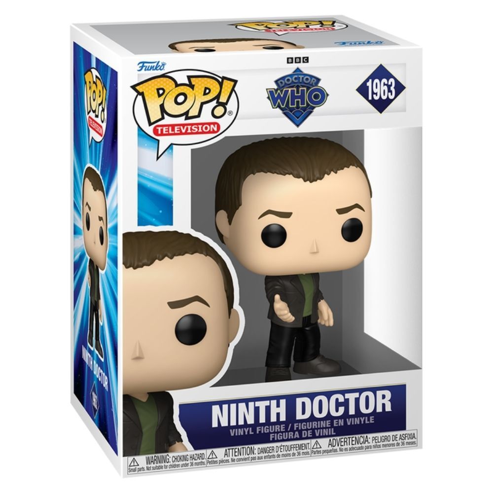 Figura Funko POP! del Ninth Doctor de Doctor Who en caja