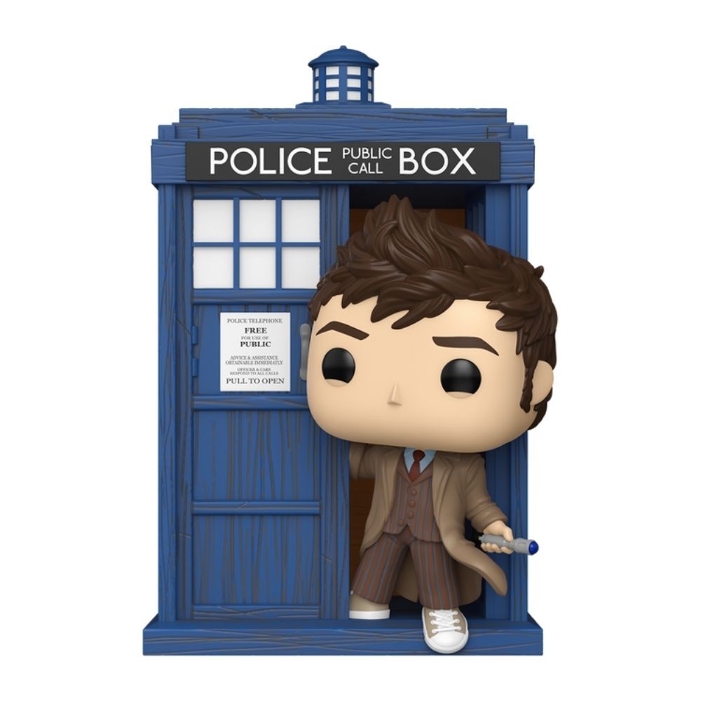Funko POP Rides TARDIS con el Décimo Doctor en caja - 2