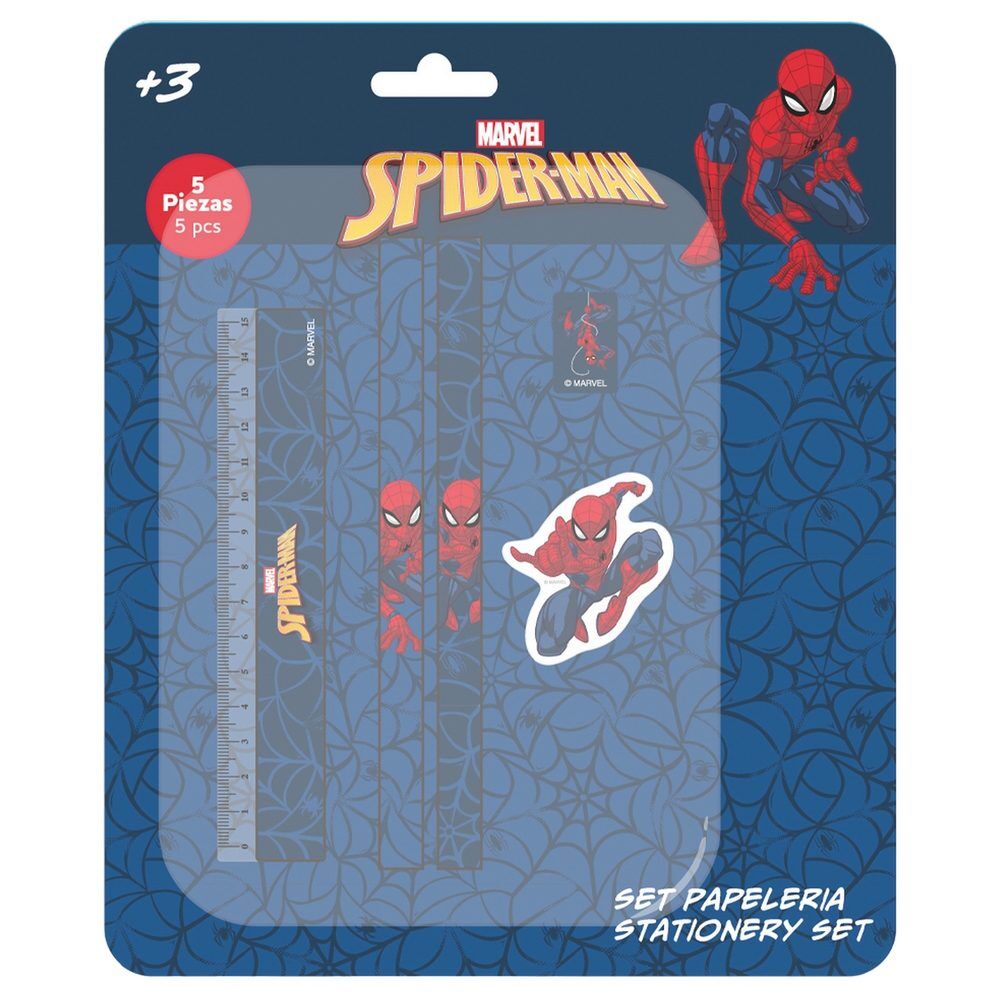 Set de papelería Spider-Man Marvel SAFTA de 5 piezas
