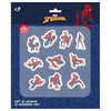 Set de pegatinas Spider-Man Marvel con diseños del superhéroe