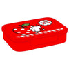 Fiambrera sandwichera roja de Hello Kitty con tres compartimentos