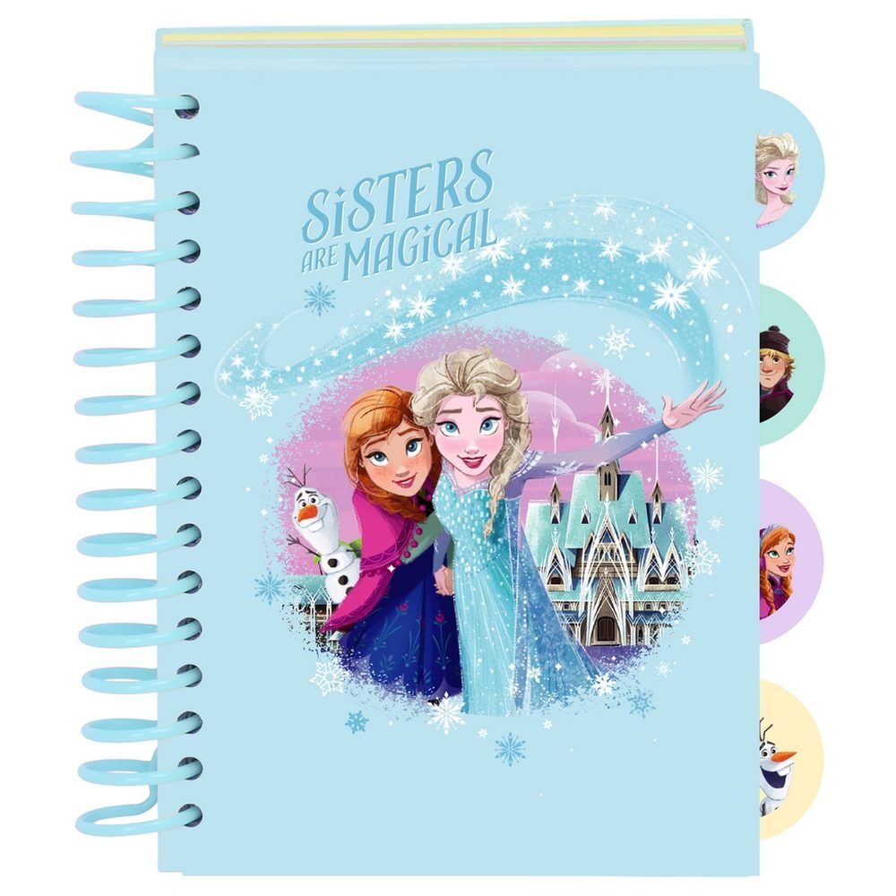 Bloc de notas A6 Frozen Disney SAFTA con Elsa, Anna y Olaf