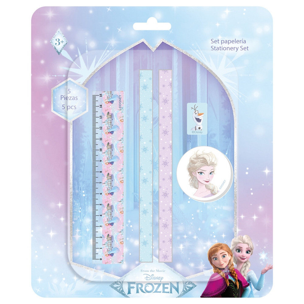 Set de papelería Frozen Disney SAFTA de 5 piezas