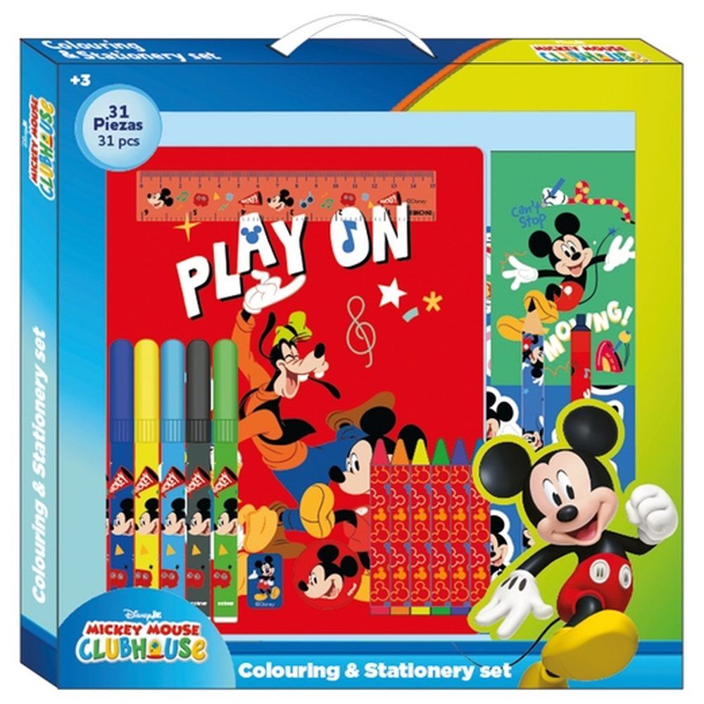 Set de actividades Mickey Disney de 31 piezas