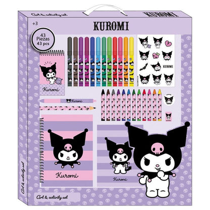 Set de actividades Kuromi Hello Kitty de 43 piezas
