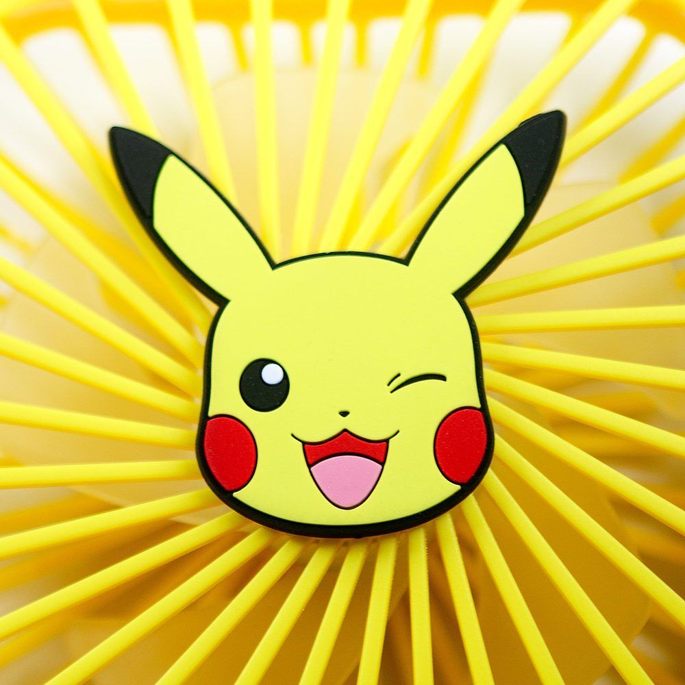 Ventilador de escritorio amarillo de Pikachu Pokémon - 4
