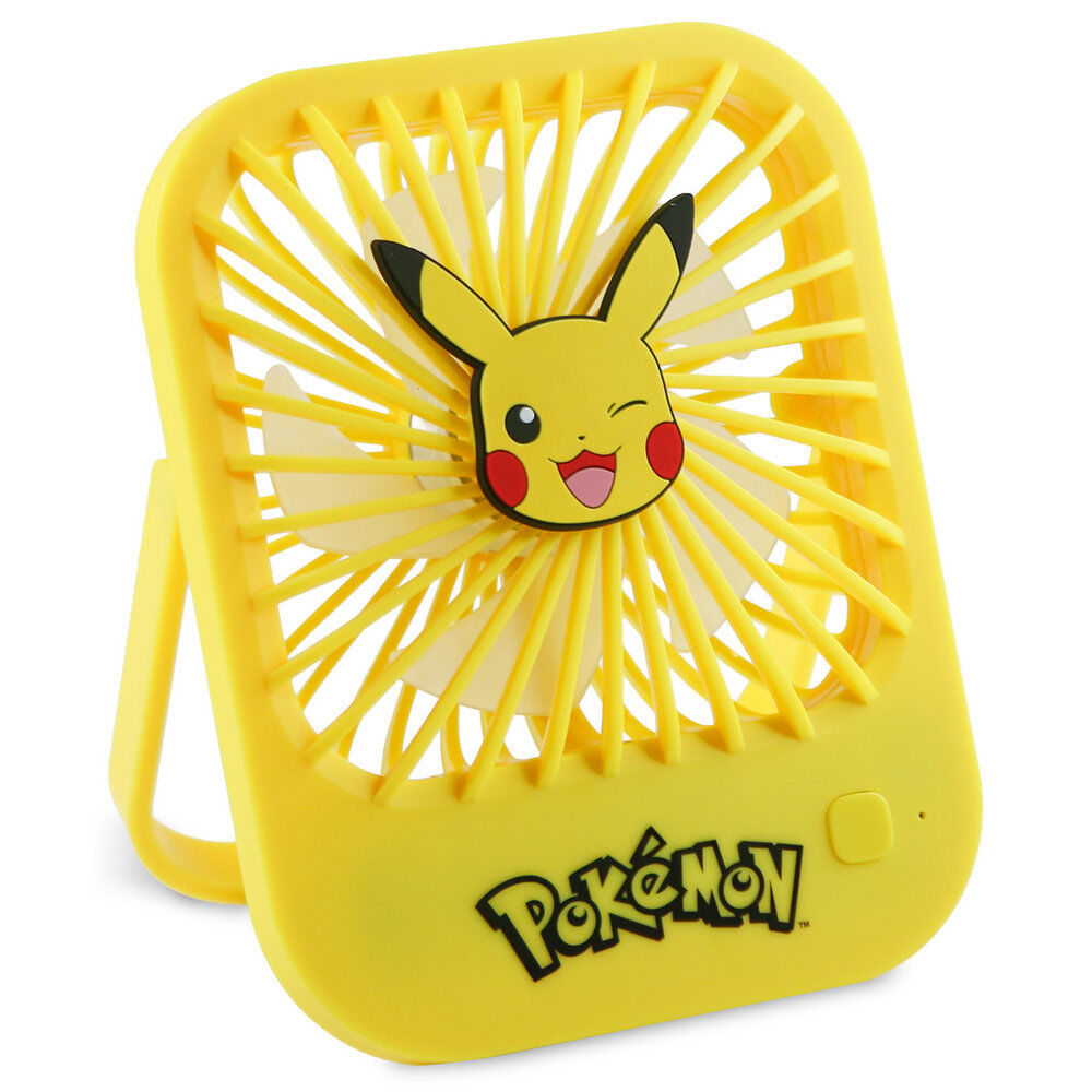 Ventilador de escritorio amarillo de Pikachu Pokémon - 9
