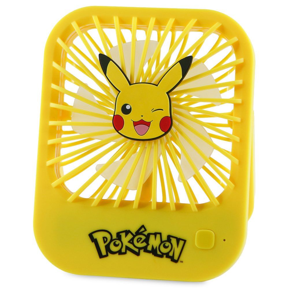 Ventilador de escritorio amarillo de Pikachu Pokémon - 10