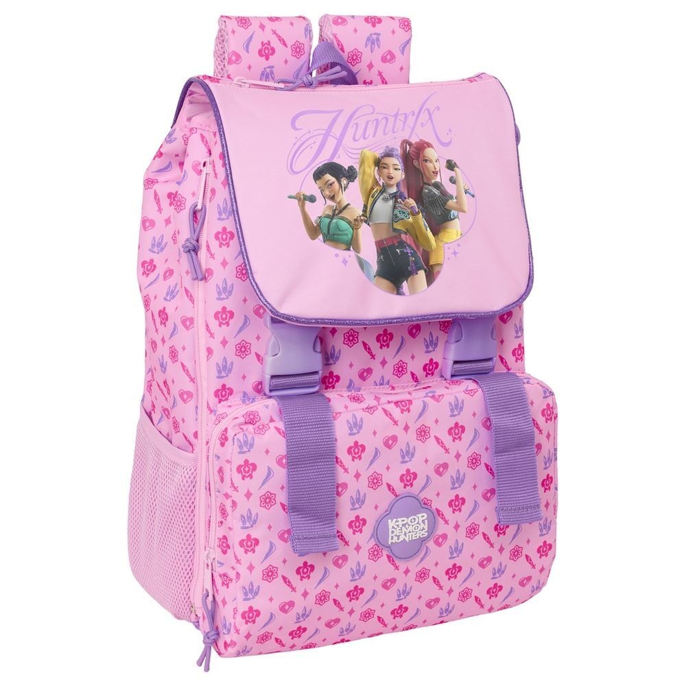 Mochila rosa Stage Kpop Demon Hunters de 41 cm