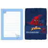 Cuaderno de peluche A5 de Spider-Man Marvel en azul marino