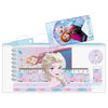 Portatodo transparente Frozen Disney SAFTA con regla y material escolar