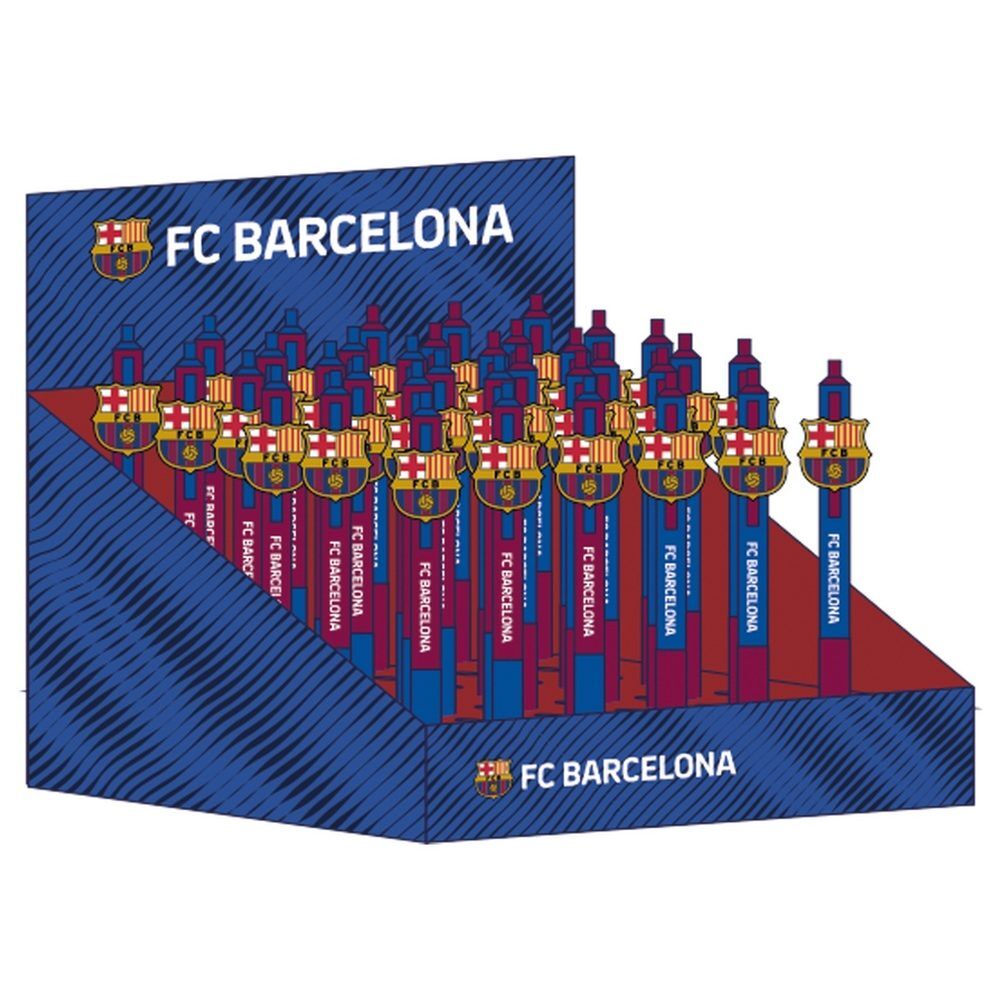 Bolígrafo borrable F.C. Barcelona azul y granate con escudo