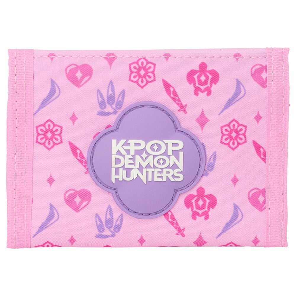 Cartera rosa SAFTA de KPop Demon Hunters con ilustración de las protagonistas - 2