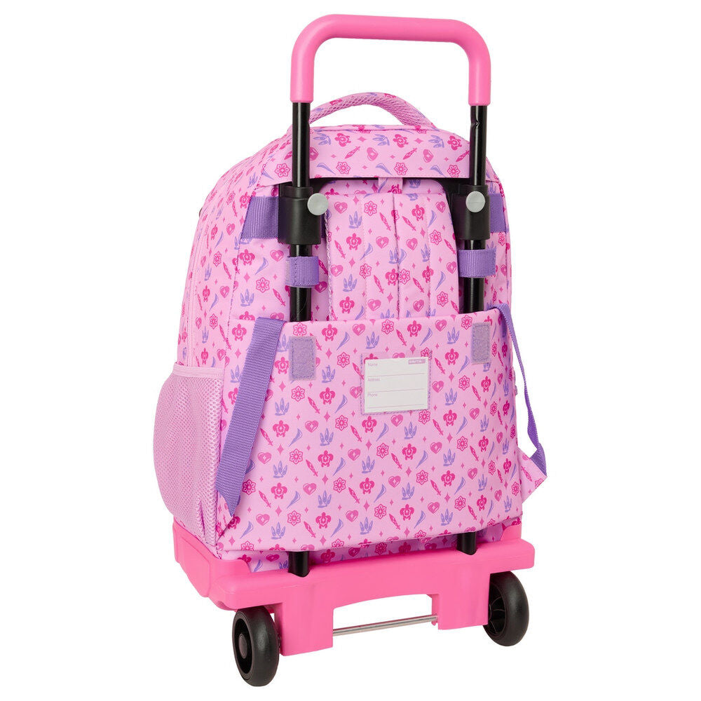 Trolley rosa SAFTA Kpop Demon Hunters con mochila extraíble y ruedas - 2