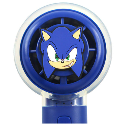 Mini ventilador de mano azul Sonic The Hedgehog recargable - 2