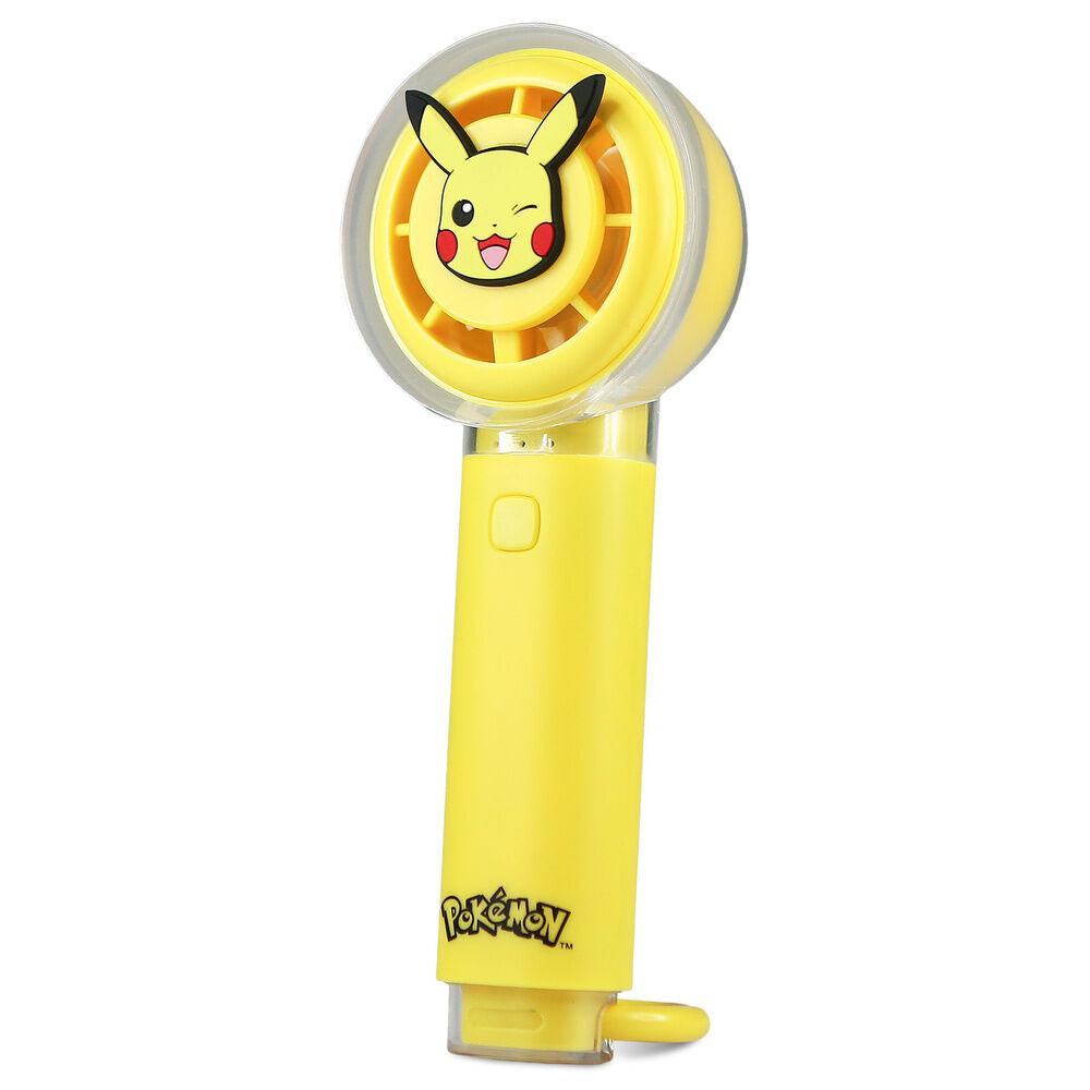 Ventilador portátil amarillo de Pikachu Pokémon con cable USB-C - 4
