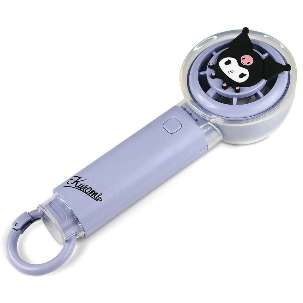 Ventilador de mano lila Kuromi recargable con carga USB-C - 2