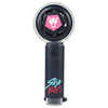 Ventilador de mano Saja Boys KPop Demon Hunters en color oscuro