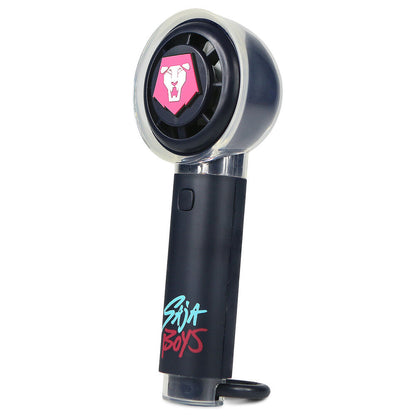 Ventilador de mano Saja Boys KPop Demon Hunters en color oscuro - 3