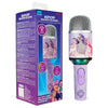Micrófono inalámbrico de karaoke Kpop Demon Hunters morado con luz LED