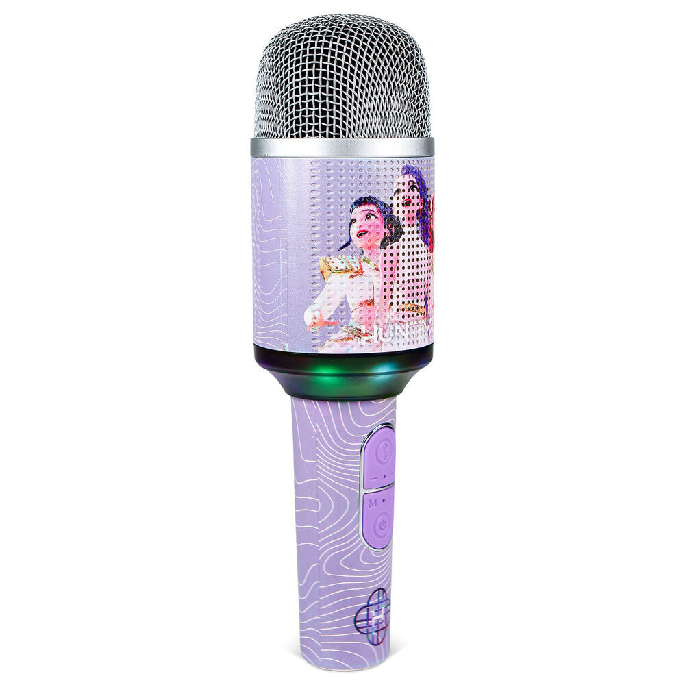 Micrófono inalámbrico de karaoke Kpop Demon Hunters morado con luz LED - 6