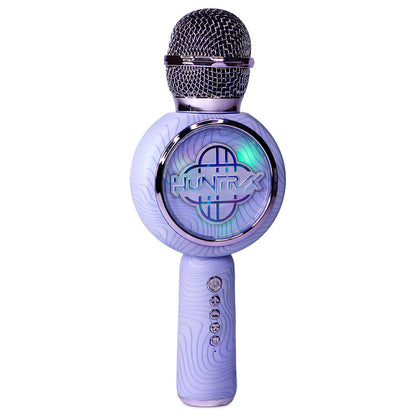 Micrófono karaoke inalámbrico KPop Demon Hunters morado con luces LED - 9