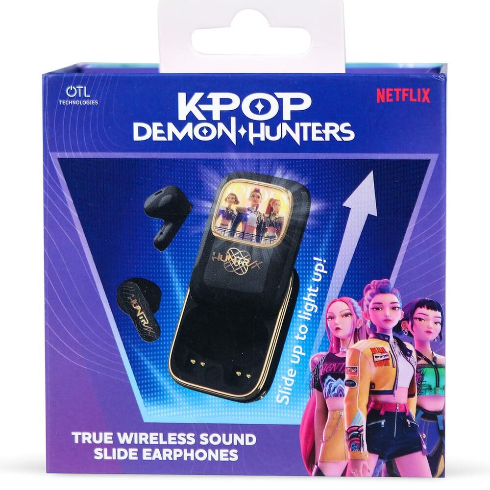 Auriculares TWS negros KPop Demon Hunters con estuche de carga - 3