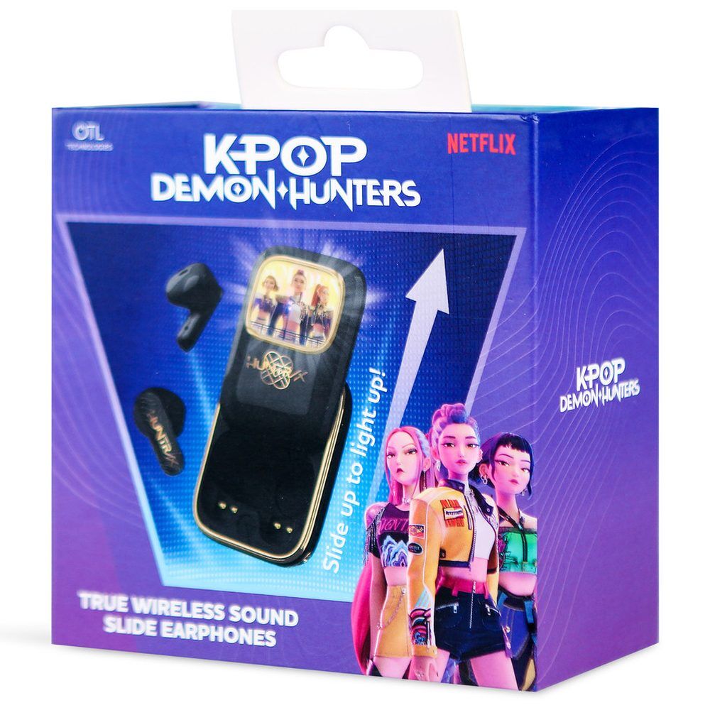 Auriculares TWS negros KPop Demon Hunters con estuche de carga - 5