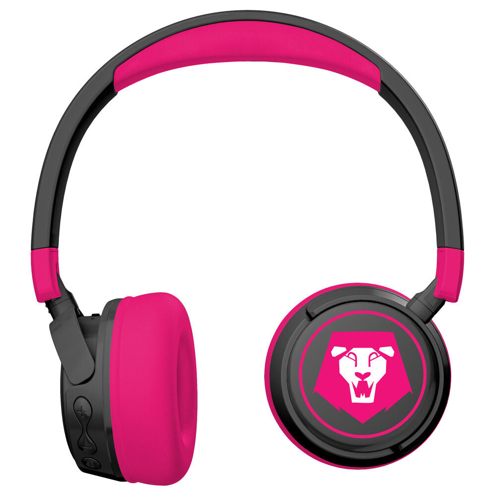 Auriculares infantiles Saja Boys KPop Demon Hunters en negro y rosa - 6