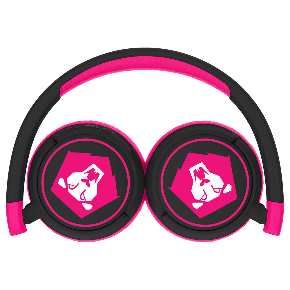 Auriculares infantiles Saja Boys KPop Demon Hunters en negro y rosa - 8