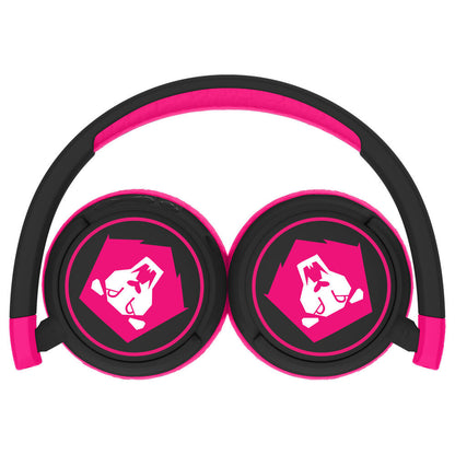 Auriculares infantiles Saja Boys KPop Demon Hunters en negro y rosa - 8