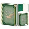 Cuaderno A5 Harry Potter Magical Creatures verde con espiral dorada