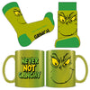 Set The Grinch con taza verde y calcetines a juego
