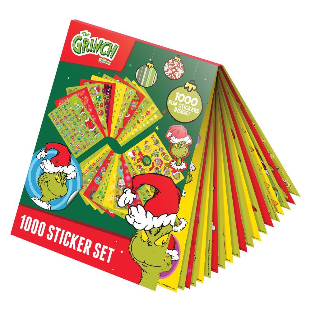 Libro A4 con 1000 pegatinas de The Grinch