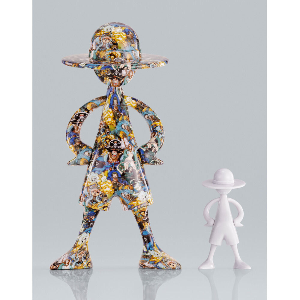 Figura Art Canvas de Luffy de One Piece con diseño multicolor - 2