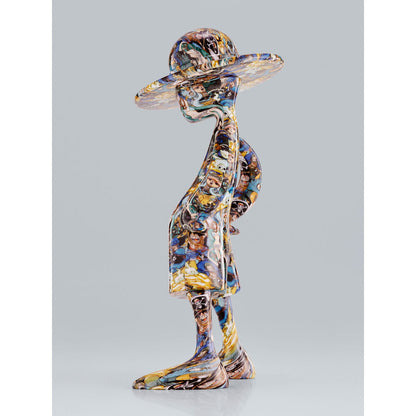 Figura Art Canvas de Luffy de One Piece con diseño multicolor - 9