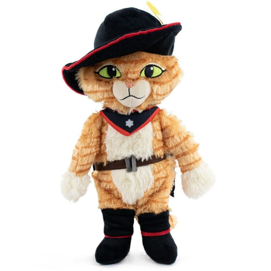 Peluche de El Gato con Botas de Shrek con sombrero negro