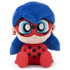 Peluche de Ladybug de 24 cm con traje rojo de lunares y pelo azul