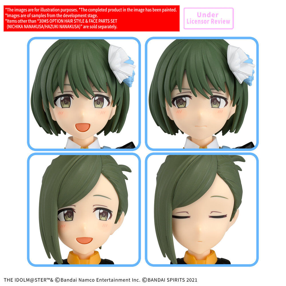 Set 30MS de peinados y rostros de Nichika y Hazuki Nanakusa