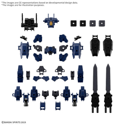 Set de piezas BANDAI 30MM Full Armor Unit 3 a escala 1/144