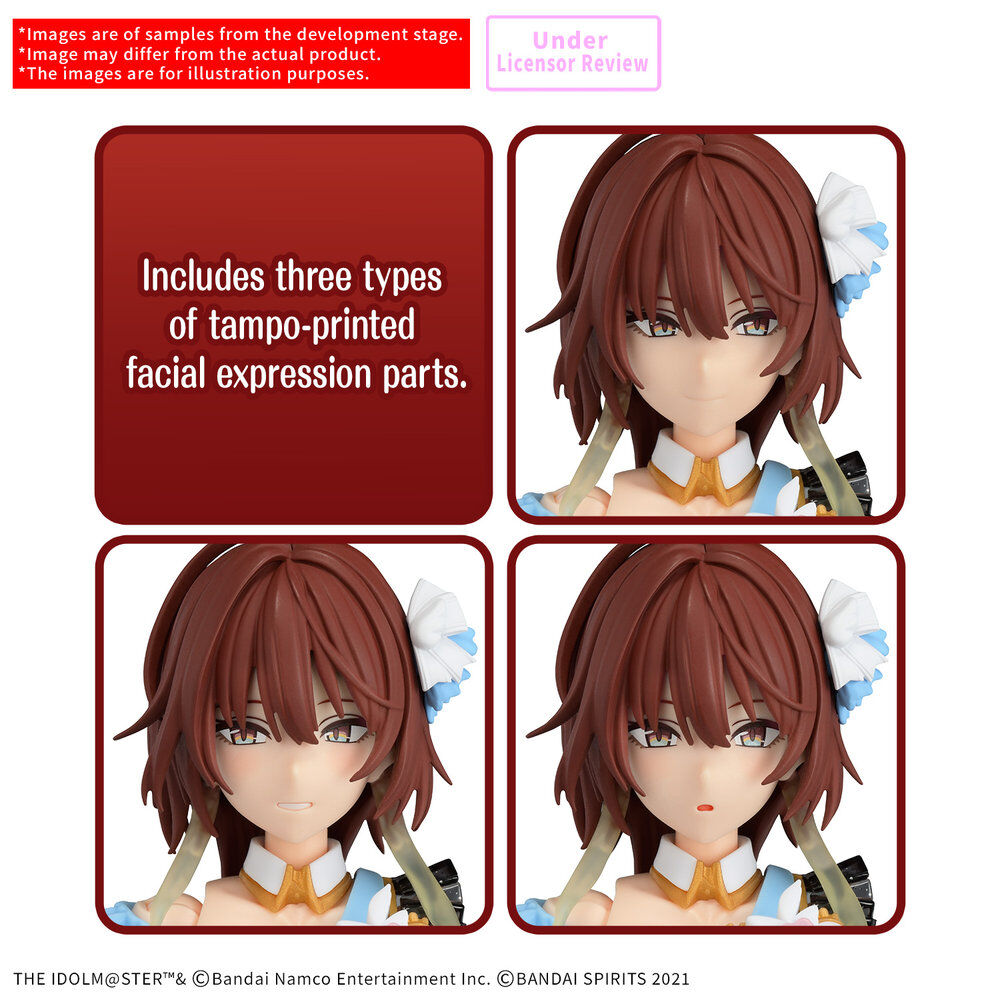 Maqueta articulada 30MS de Mikoto Aketa con traje de idol azul y blanco - 2