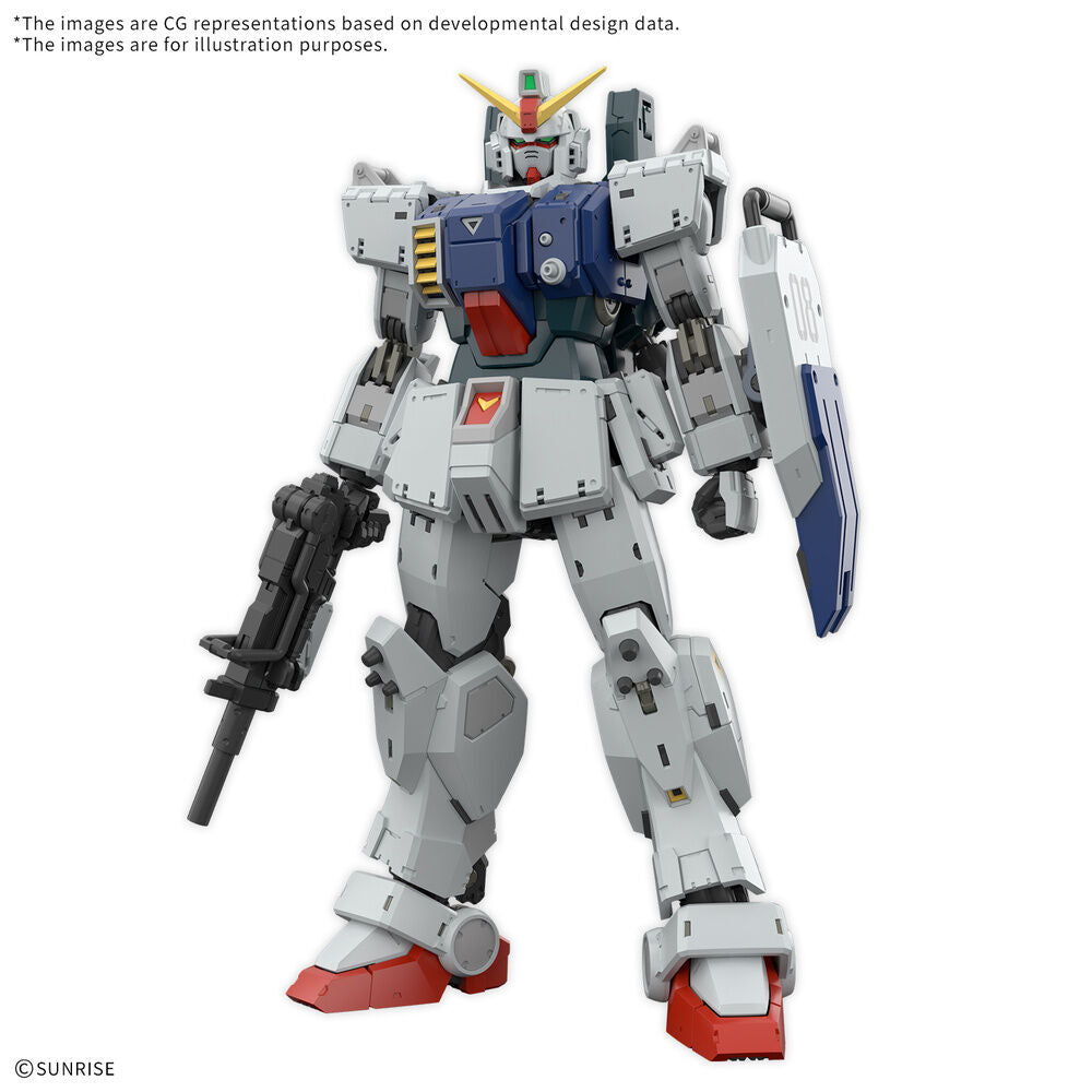 Maqueta RG 1/144 Gundam Ground Type con armas y escudo - 2