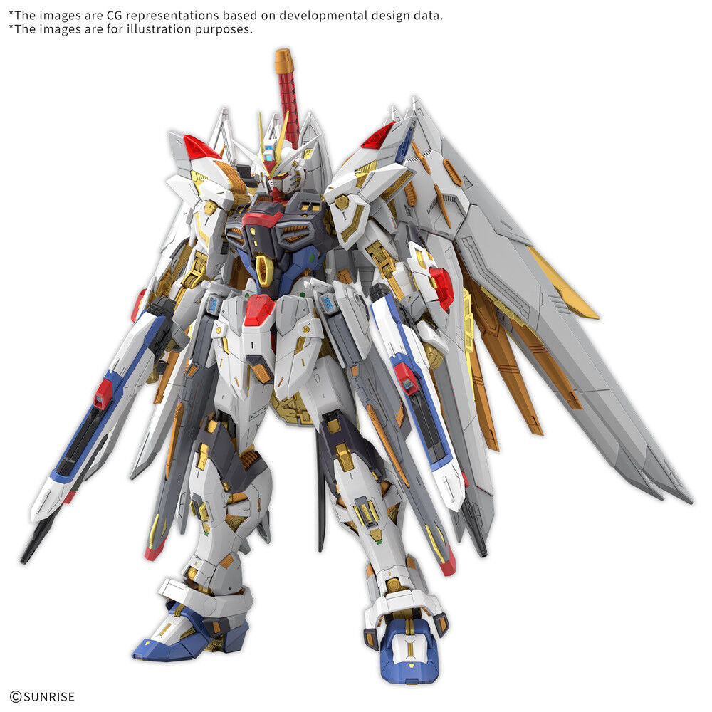 Maqueta MGEX 1/100 Mighty Strike Freedom Gundam con alas Proud Defender - 2