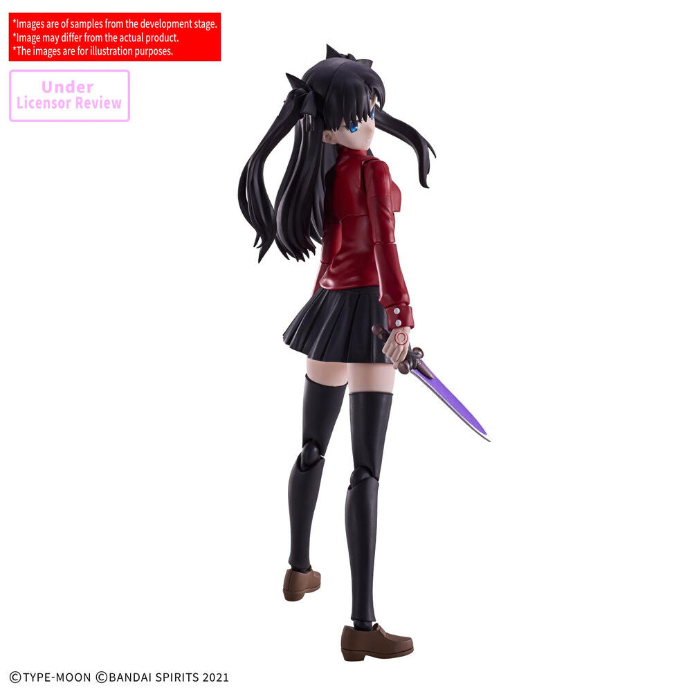 Maqueta articulada 30MS de Rin Tohsaka con uniforme rojo y negro - 2