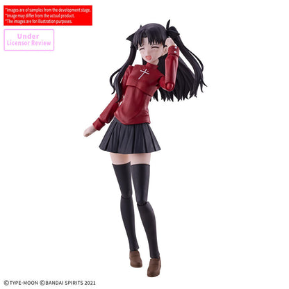 Maqueta articulada 30MS de Rin Tohsaka con uniforme rojo y negro - 3