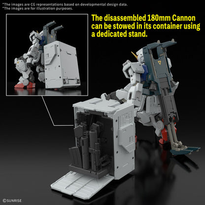 Maqueta RG 1/144 Gundam Ground Type con armas y escudo - 5