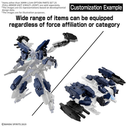 Set de piezas BANDAI 30MM Full Armor Unit 3 a escala 1/144 - 4