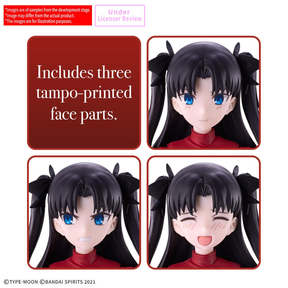 Maqueta articulada 30MS de Rin Tohsaka con uniforme rojo y negro - 5